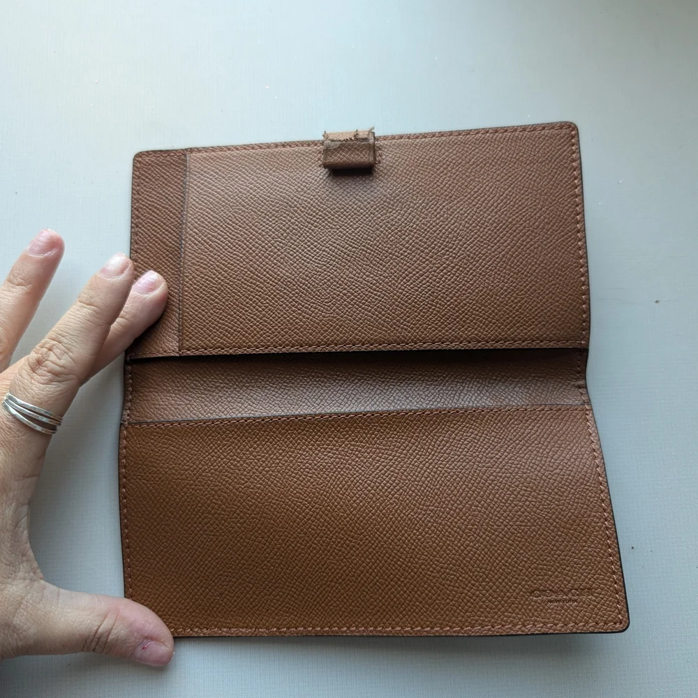 Coach Brown Leather Wallet - Picture 3 of 4